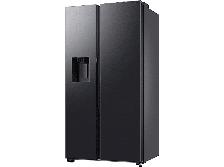 SAMSUNG RS80F65KDFEF RS80F Side-by-Side (635 l, D, 1784 mm hoch, Premium Black Steel)