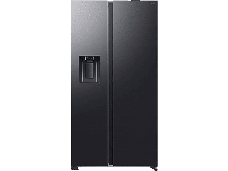 SAMSUNG RS80F66KCFEF Side-by-Side (634 l, C, 1784 mm hoch, Premium Black Steel)
