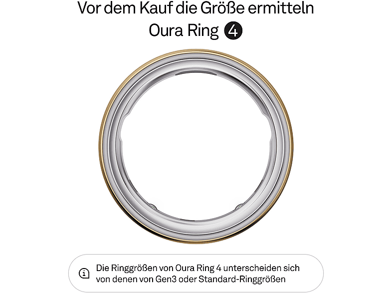 Thumbnail - OURA Ring 4, Größe 7, Gold, Smart