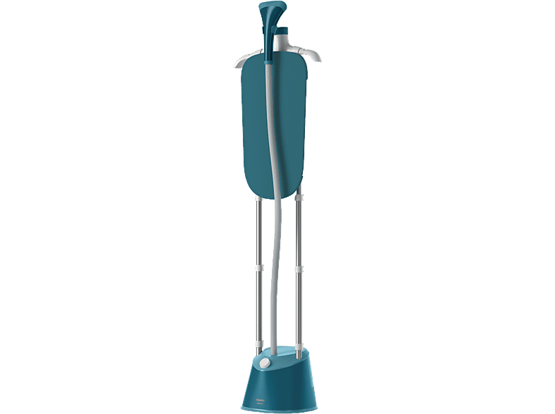 Plancha de vapor vertical - Philips STE1040/20, 1800 W, 1.8 l, Vapor continuo 36 g/min , Calentamiento 45s, 3 posiciones vapor, Pavone Azul