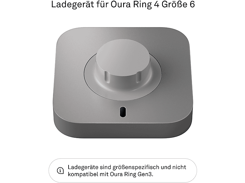 Thumbnail - OURA Ring 4 Ladedock und USB Kabel (Größe 6)