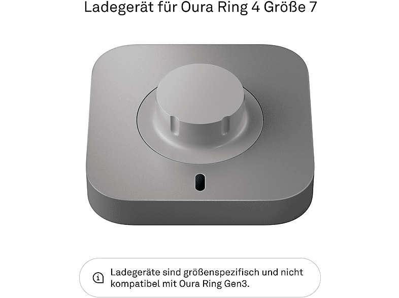 Thumbnail - OURA Ring 4 Ladedock und USB Kabel (Größe 7)