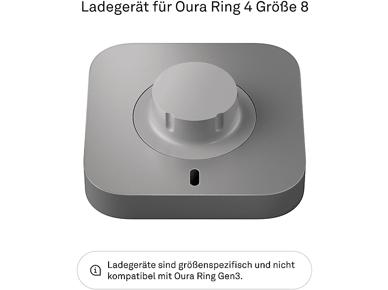 Thumbnail - OURA Ring 4 Ladedock und USB Kabel (Größe 8)