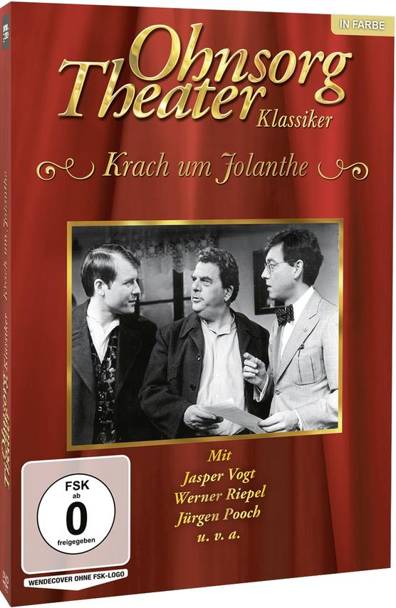 DVD-Cover mit drei Männern in Anzügen auf rotem Hintergrund. Der Titel ist in Gold.