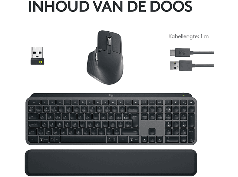 co2CREA Opslag Carry Travel Hard Case voor Logitech MX Master/Master 2S draadloze Bluetooth-muis, alleen hoesje