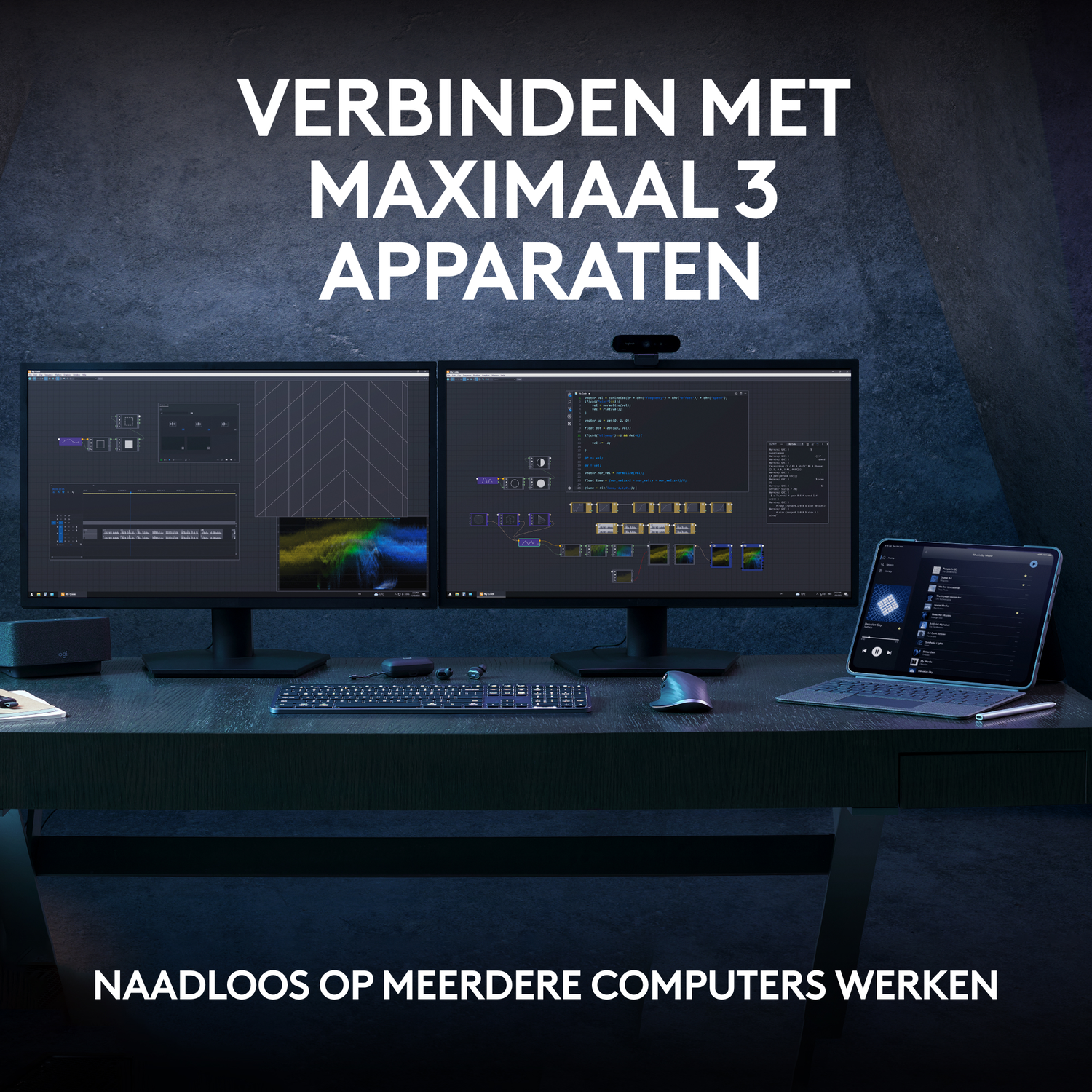 Harde Hoes voor MX Keys S, Draadloos Toetsenbord, Schokbestendige Omhulsel, Zachte Voering, Compacte Tas met Handriem, Zwart (grijze Voering), voor MX Keys Geavanceerd Verlicht