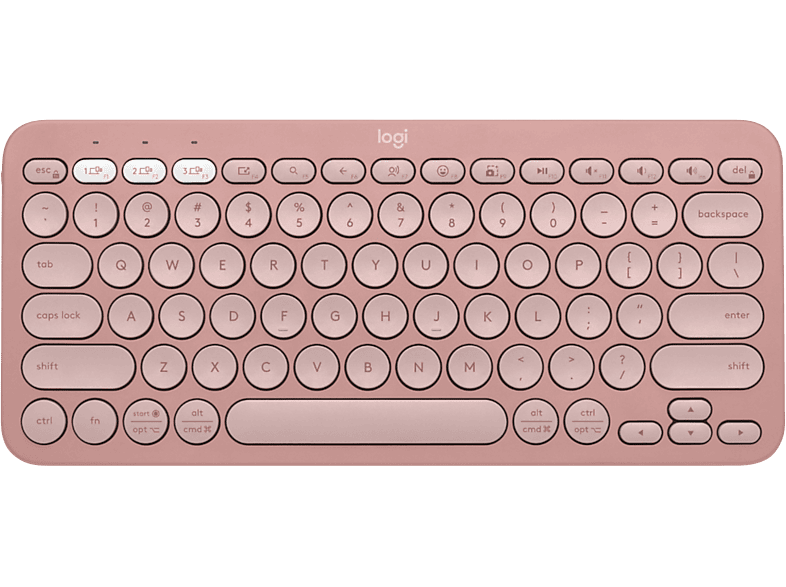 Logitech Pebble Keys 2 K380s toetsenbord Roze