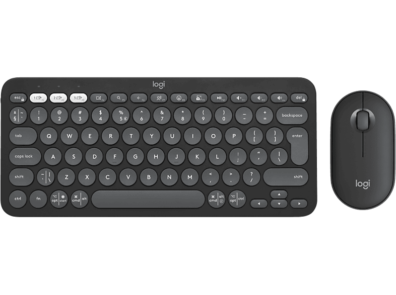 Logitech Pebble 2 Combo Zwart - Draadloos Toetsenbord En Muis