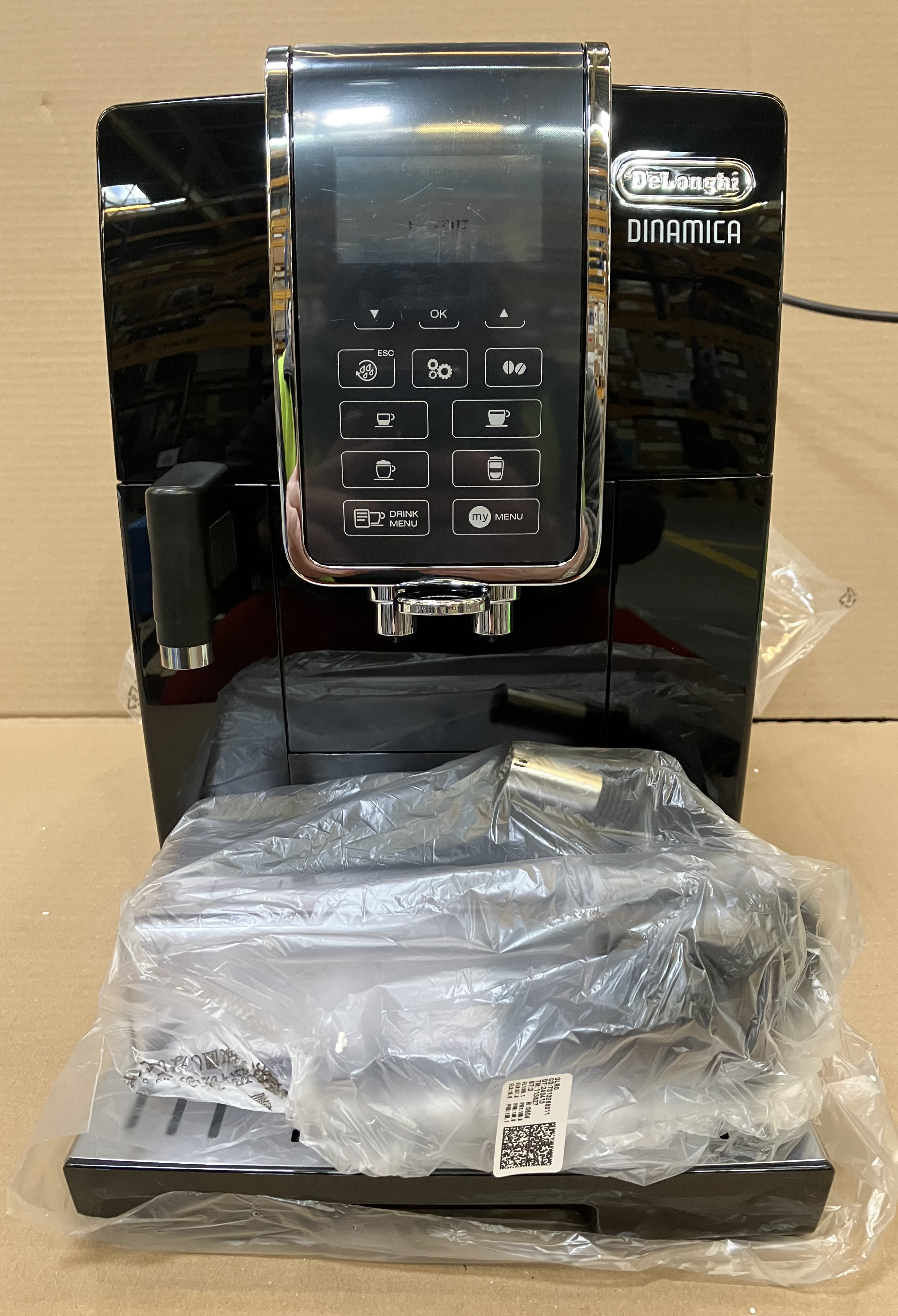 OUTLET  Ekspres ciśnieniowy DE LONGHI Dinamica ECAM 350.55 B Czarny