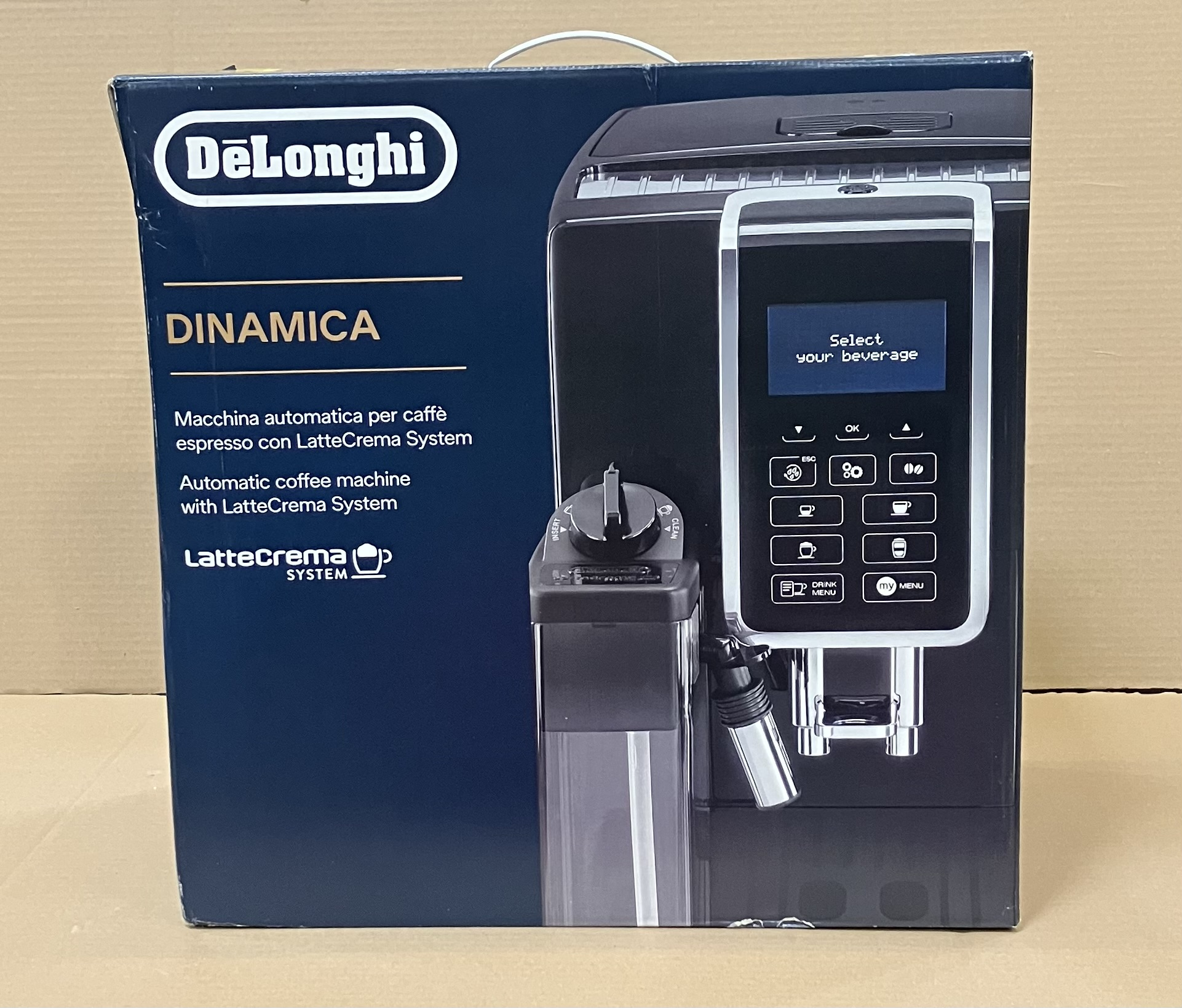 OUTLET  Ekspres ciśnieniowy DE LONGHI Dinamica ECAM 350.55 B Czarny