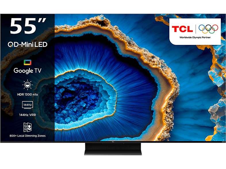 TCL 55C755GTV 55 inç 139 Ekran Uydu Alıclı 4K Mini LED Google TV