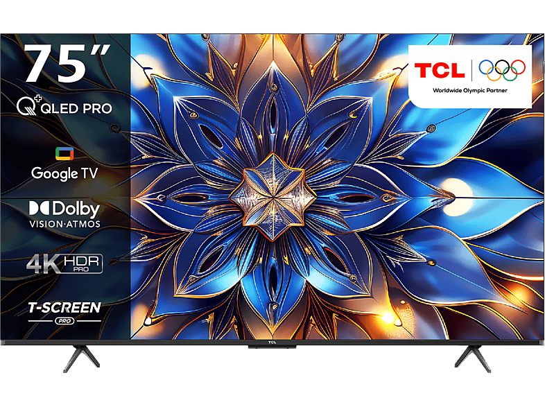 TCL 75T7B 75 inç 190 Ekran Uydu Alıcılı Smart 4K UHD QLED Pro TV