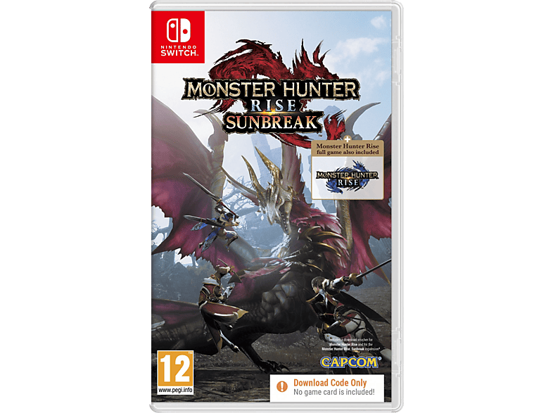 Nintendo Switch Monster Hunter Rise Sunbreak (Código en la caja)