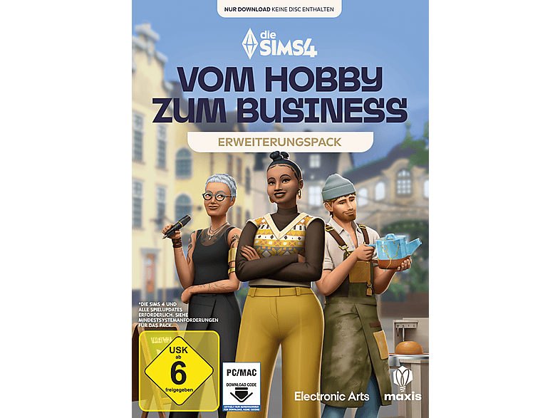 Die Sims 4: Vom Hobby zum Business - Erweiterungspack (CiaB) - PC/MAC [Download Code]