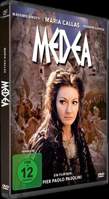 DVD-Hülle mit einem Filmplakat mit einer Frau.