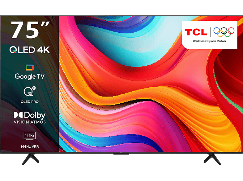 TCL 75T8B 75 inç 190 Ekran Uydu Alıcılı Smart 4K Ultra-HD QLED TV