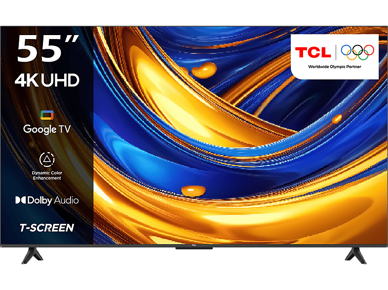 TCL 55P655GTV 55 inç 138 Ekran Uydu alıcılı Smart 4K  UHD Google TV