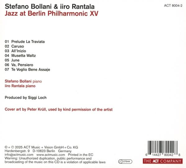 CD-Cover: Stefano Bollani & iiro Rantala, Jazz in der Berliner Philharmonie XV.