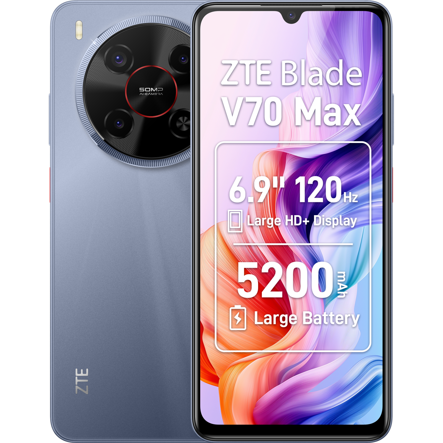 Zte Blade V70 Max - 4g 256 Gb Grijs