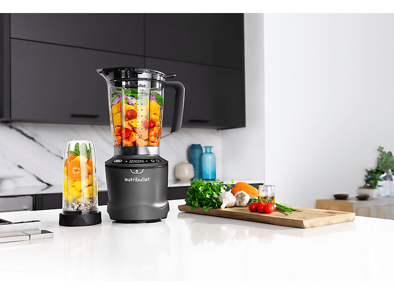nutribullet NBF 550DG Smartsense Mixer mit 2 Behälter (Silber, 1500 Watt, 0.9 l) — Foto 5 von 5