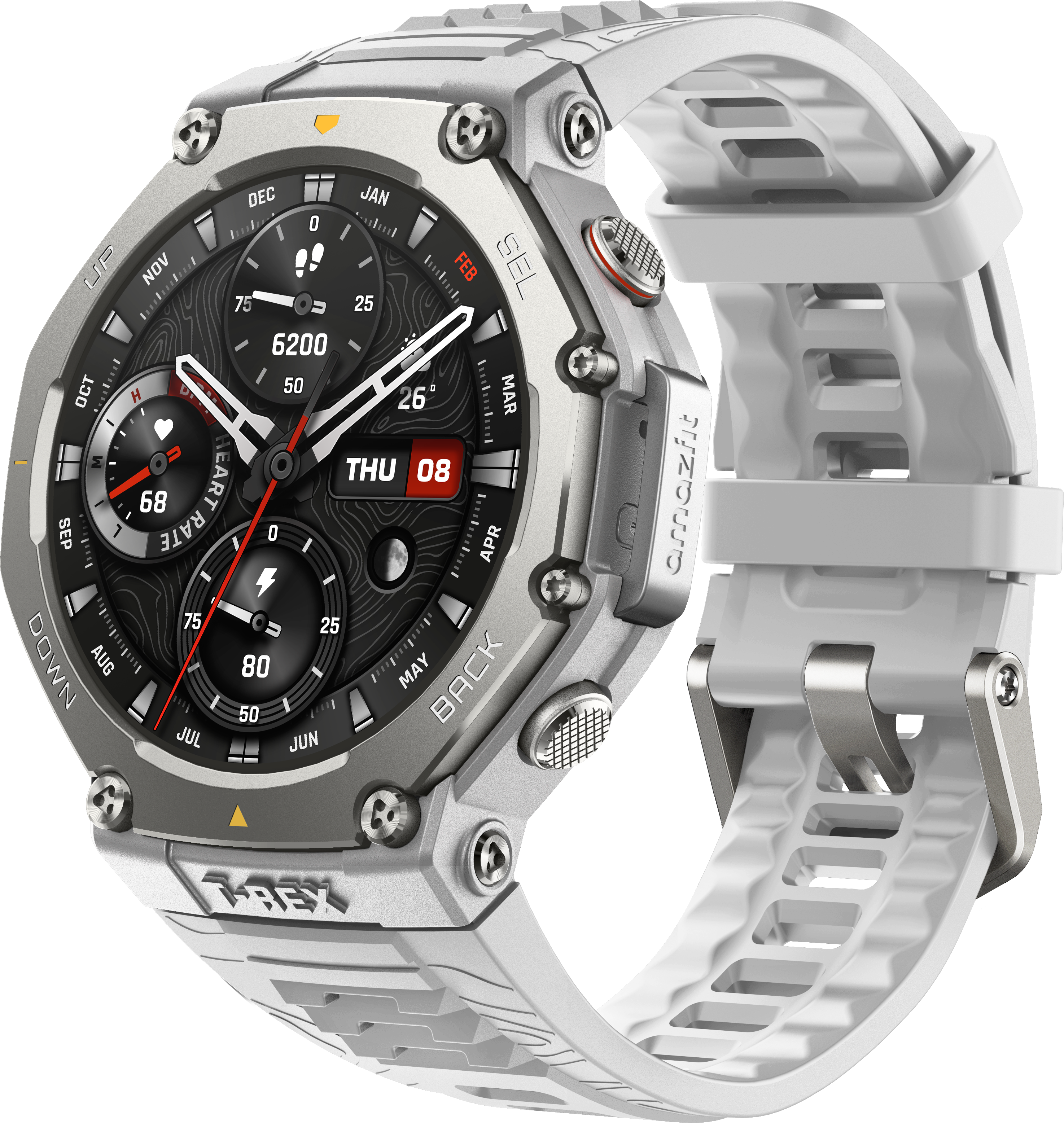 AMAZFIT T-Rex 3 okosóra, ködszürke (W2322GL6N)