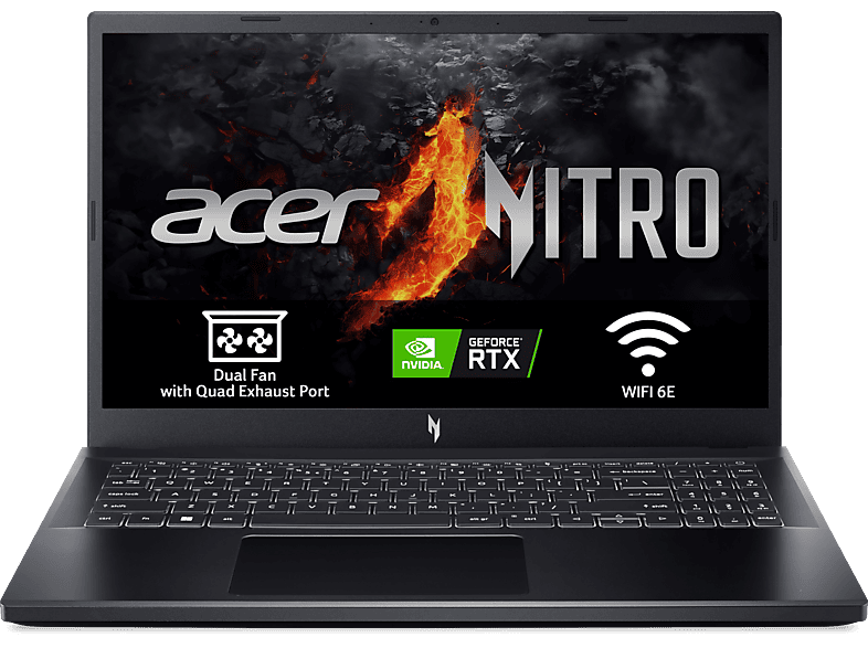 REACONDICIONADO Seminuevo Muy bueno Portátil gaming - Acer Nitro V 15 ANV15-51-929M, 15.6" FHD, Intel® Core™ i9-13900H, 32GB RAM, 1TB SSD, GF RTX™4060