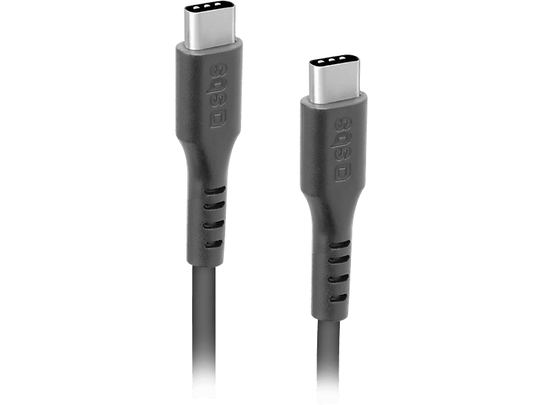 Sbs Mobile Usb-c Naar 1.5m Kabel 15 M Zwart afbeelding
