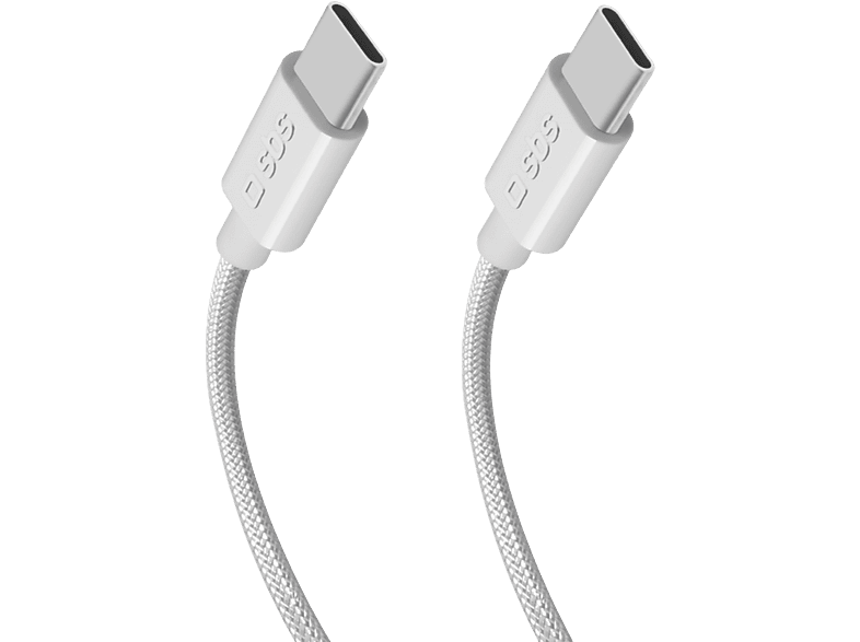 Sbs Câble USB-C vers USB-C Tressé 240W 2m