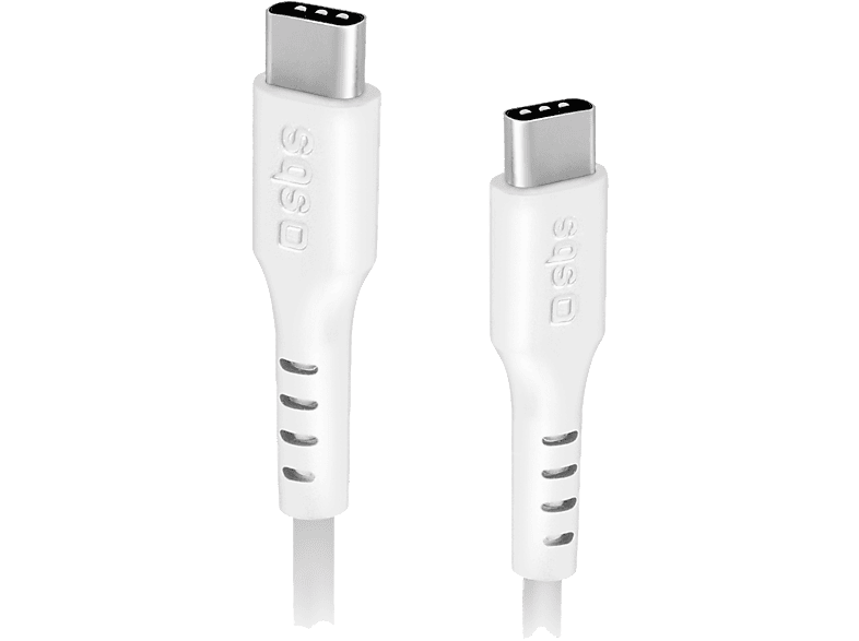 Sbs Mobile Usb-c Naar 1.5m Kabel 15 M Wit afbeelding