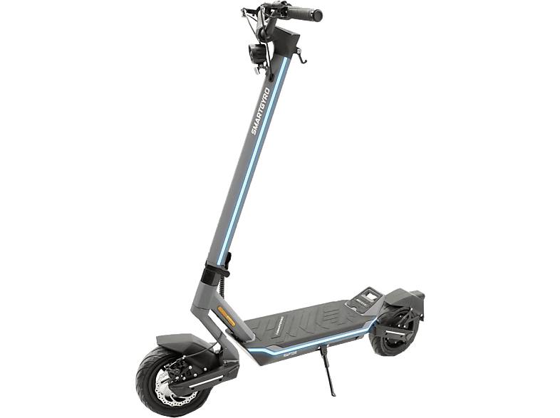 Patinete eléctrico - smartGyro Raptor EVO, Potencia Nominal y Máxima 1000W, Carga máx. 110 kg, 16000 mAh, 25 km/h, Azul