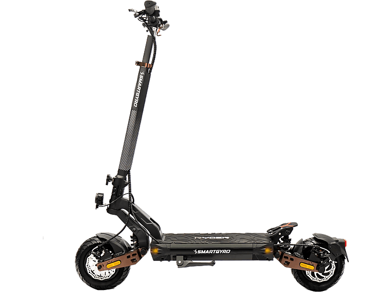 Patinete eléctrico - smartGyro Ryder EVO, Potencia Nominal y Máxima 1000W, Carga máx. 120 kg, 18000 mAh, 25 km/h, Gris