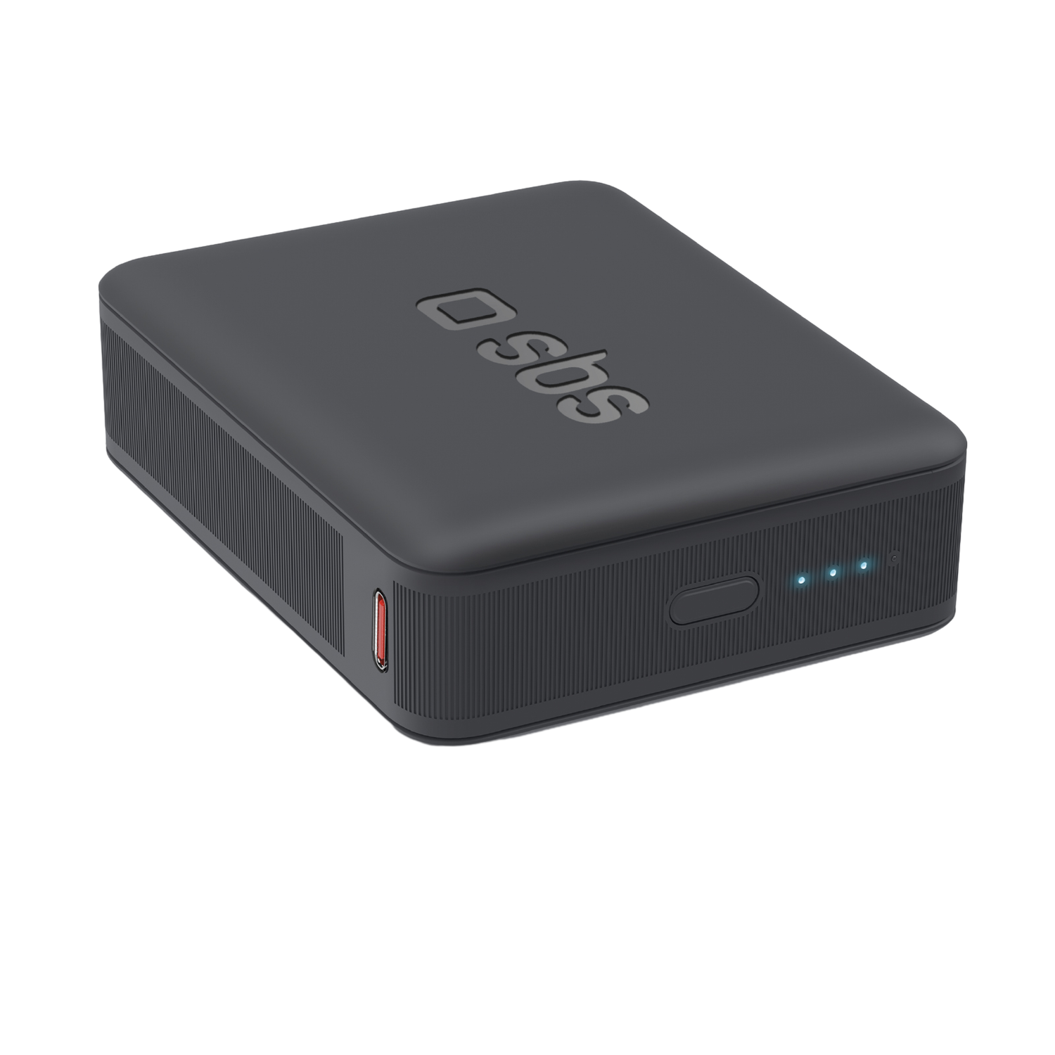Sbs 1xusb-a & 1xusb-c 10000mah 20w Compact Powerbank Zwart
