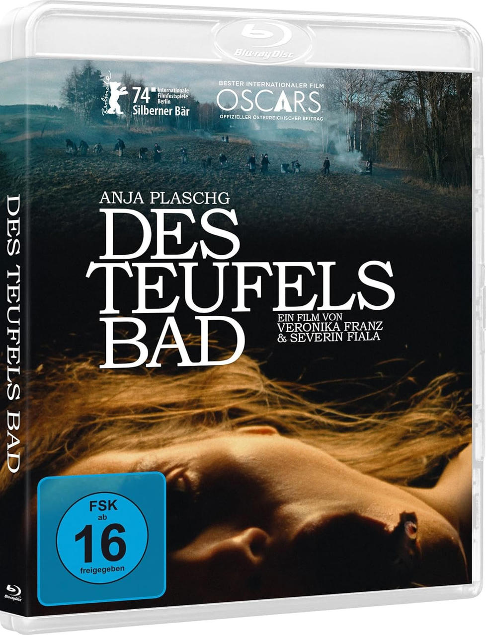 Filmcover; das Gesicht einer Frau mit dem Titel, 