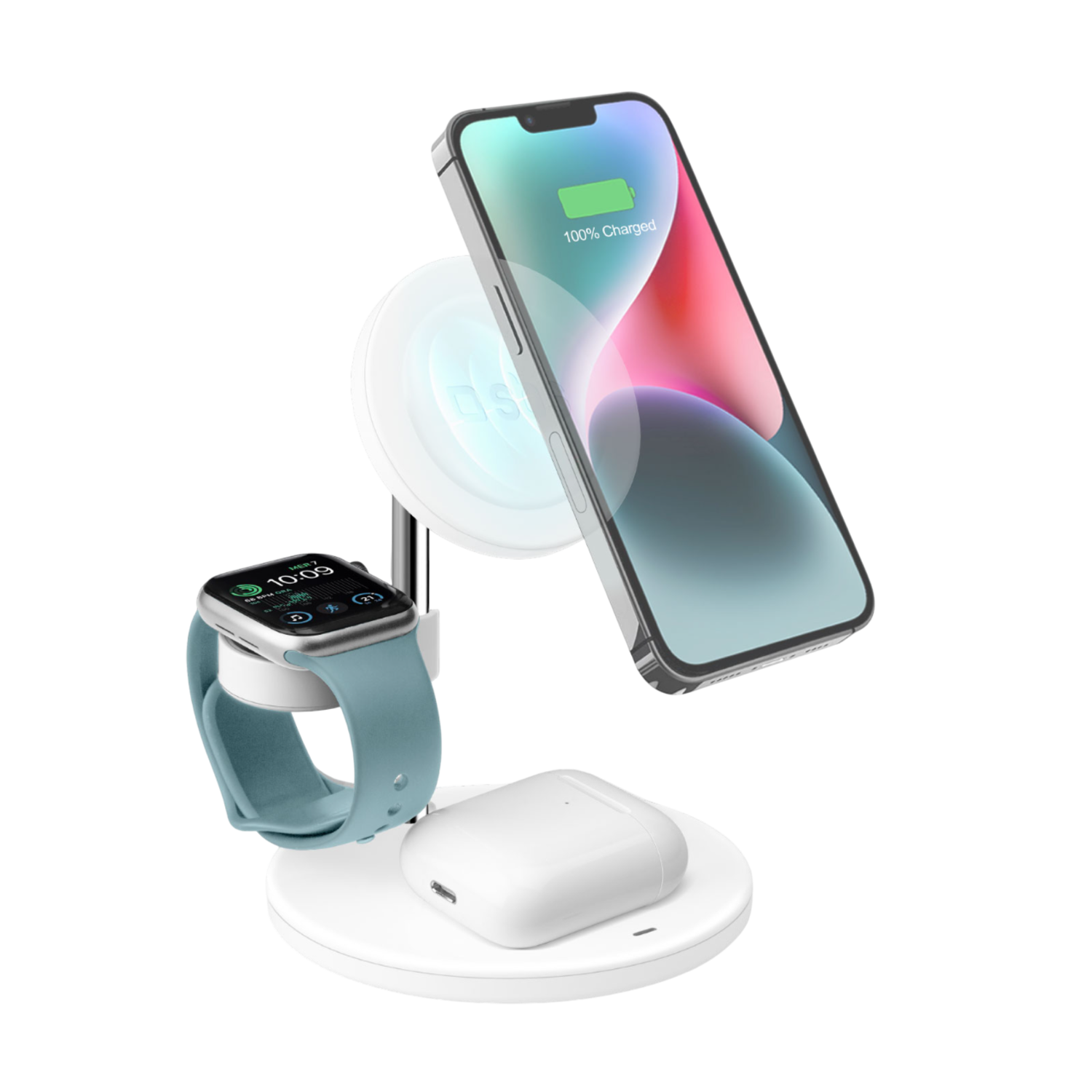 Sbs Wireless Station 3-1 15w Draadloze Oplader