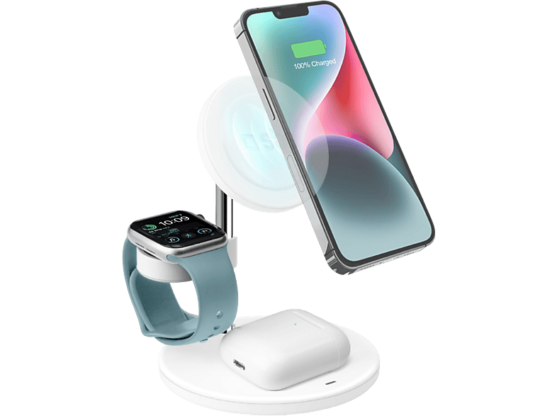 Station de charge sans fil 3-en-1 15W Sbs
