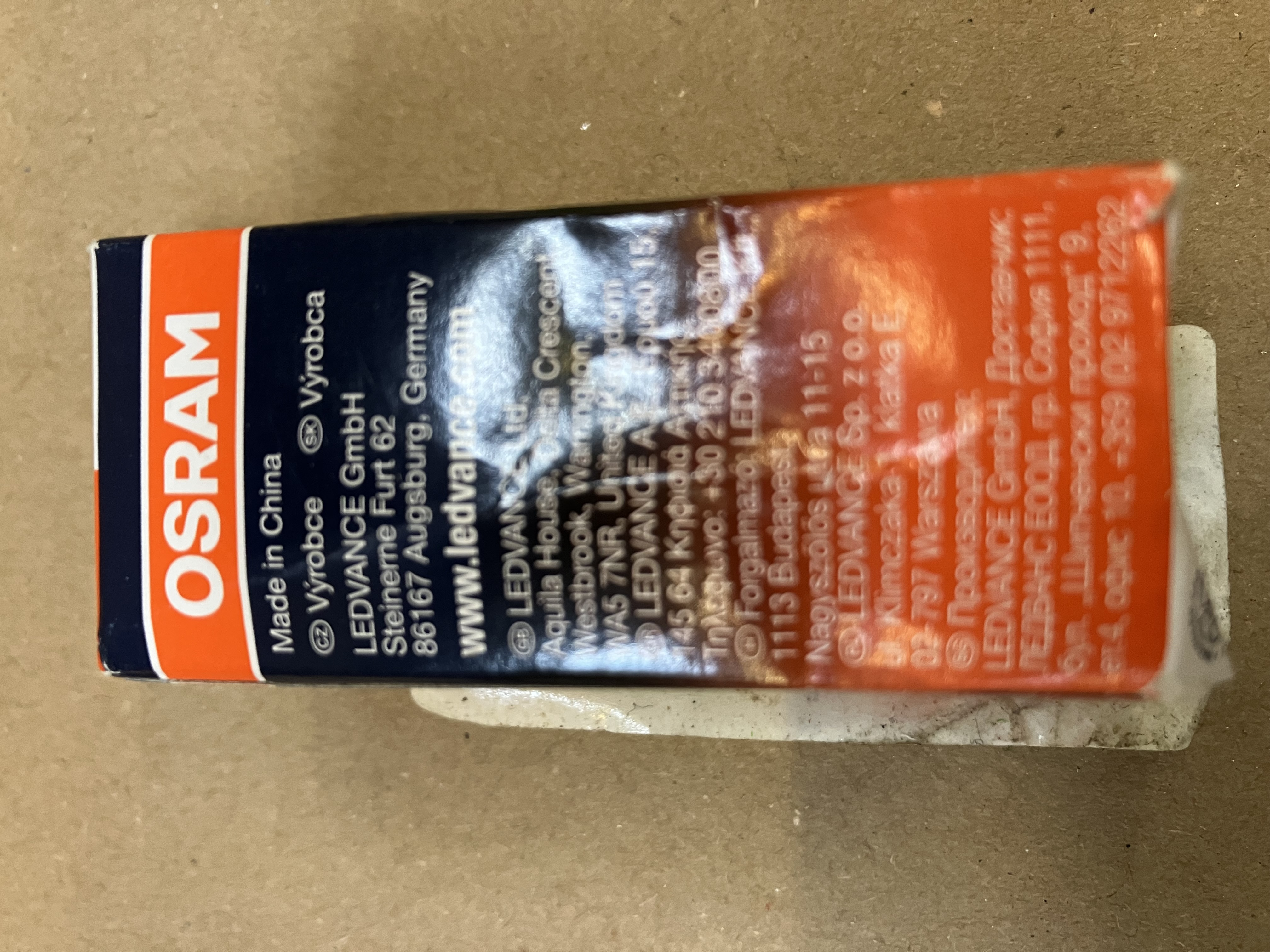 OUTLET  Żarówka OSRAM SPC.T CL 25W 230V E14 Przezroczysty