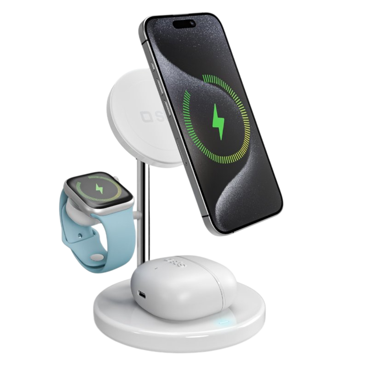 Sbs Wireless Station 3-1 15w Qi2 Draadloze Oplader