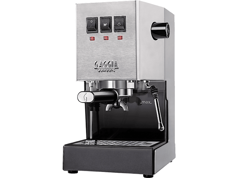 Gaggia RI 9481/11 classic E24 Siebträgermaschine (Edelstahl, 1200 Watt, 15 bar)