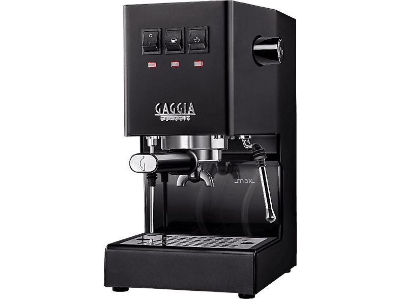 Gaggia RI 9481/14 classic E24 Siebträgermaschine (Thunder Black, 1200 Watt, 15 bar)