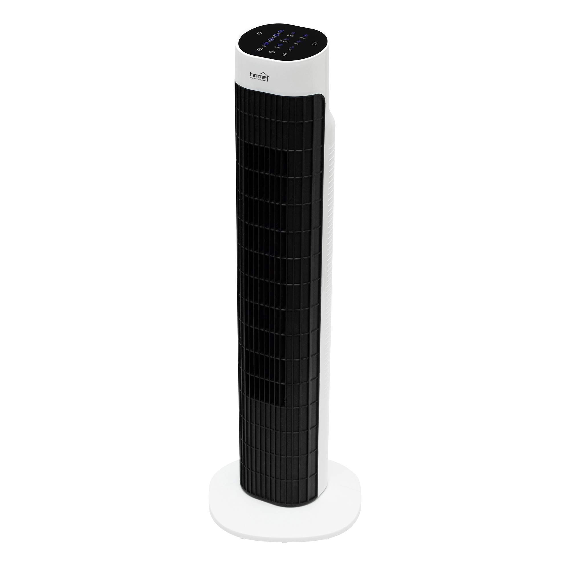 HOME TWFR100B Oszlopventilátor távirányítóval, fekete, 79 cm, 45 W