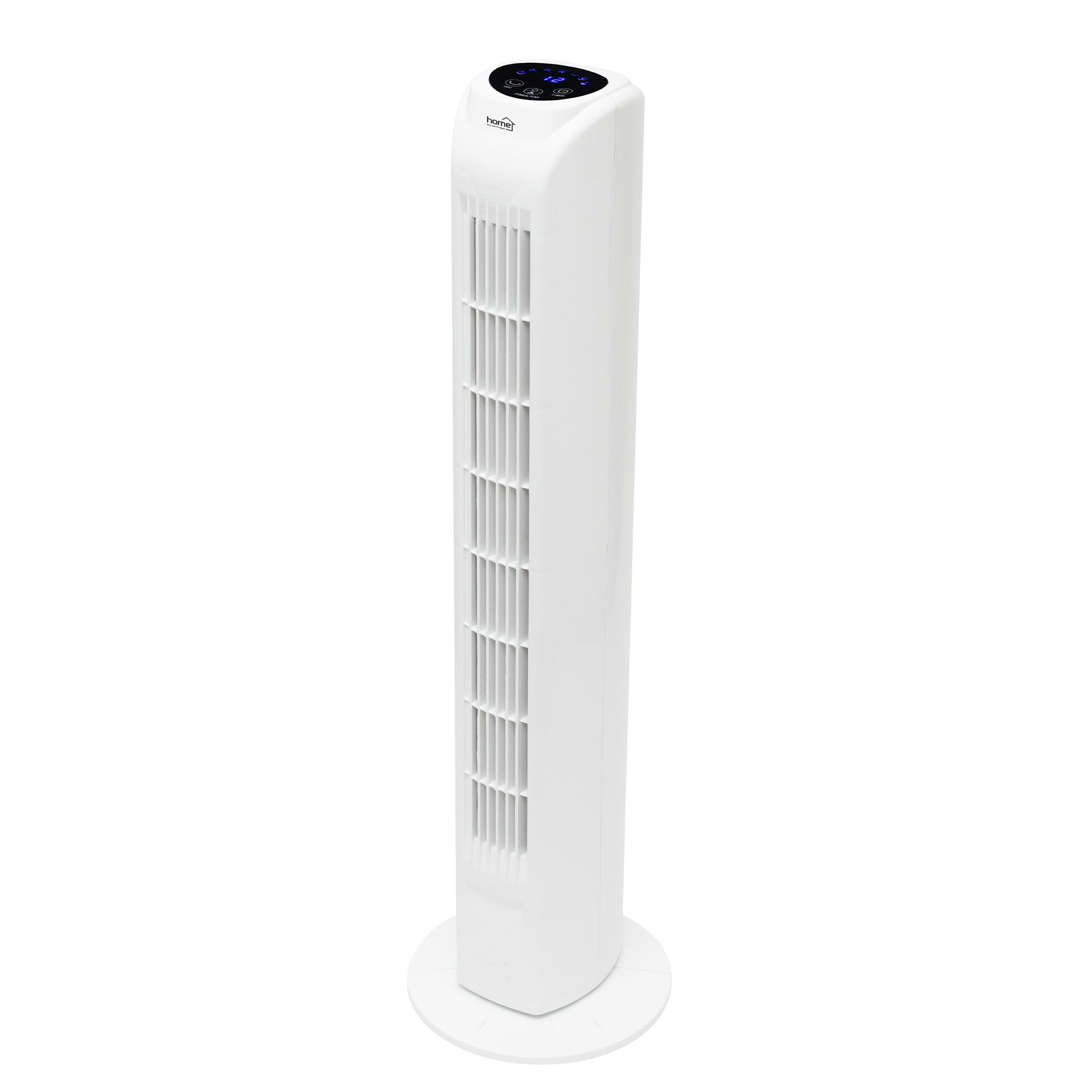 HOME TWFR78 Oszlopventilátor távirányítóval, fehér, 78 cm, 45 W