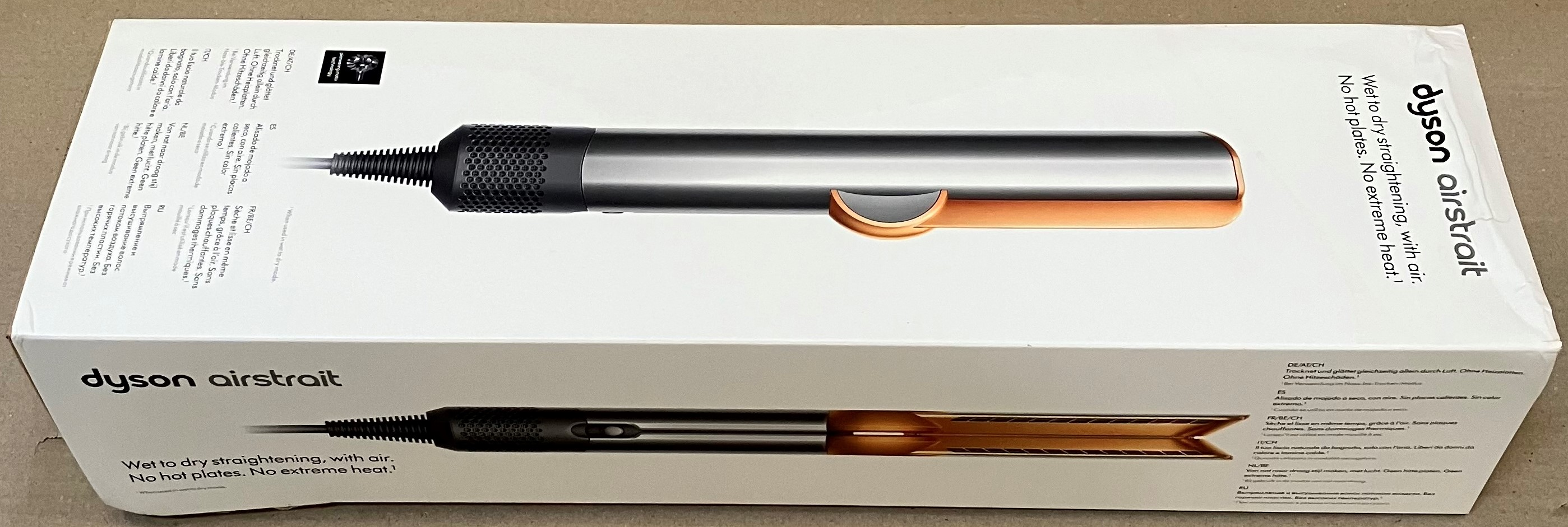 OUTLET- Aeroprostownica do włosów DYSON 408202-01 Airstrait Nikiel/Miedź 