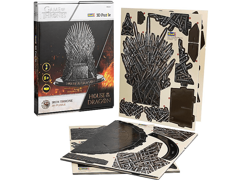 3D Puzzle House of the Dragon  Iron Throne  00224 1 St.