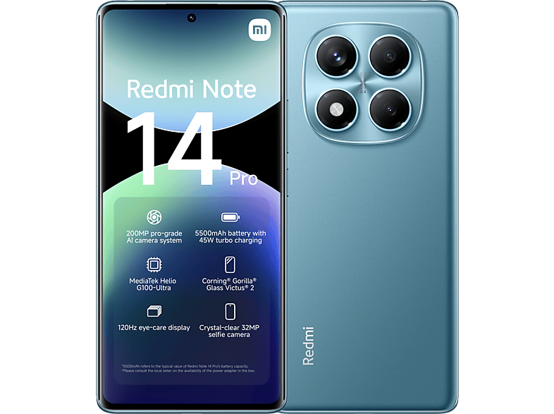 Xiaomi Redmi Note 14 Pro - 256 Gb Ocean Blue
