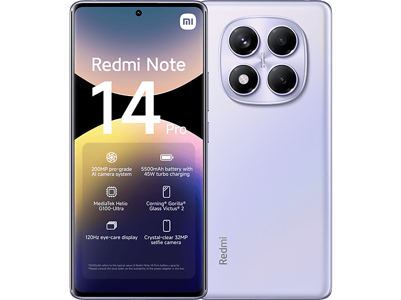 Xiaomi Redmi Note 14 Pro - 256 Gb Aurora Purple