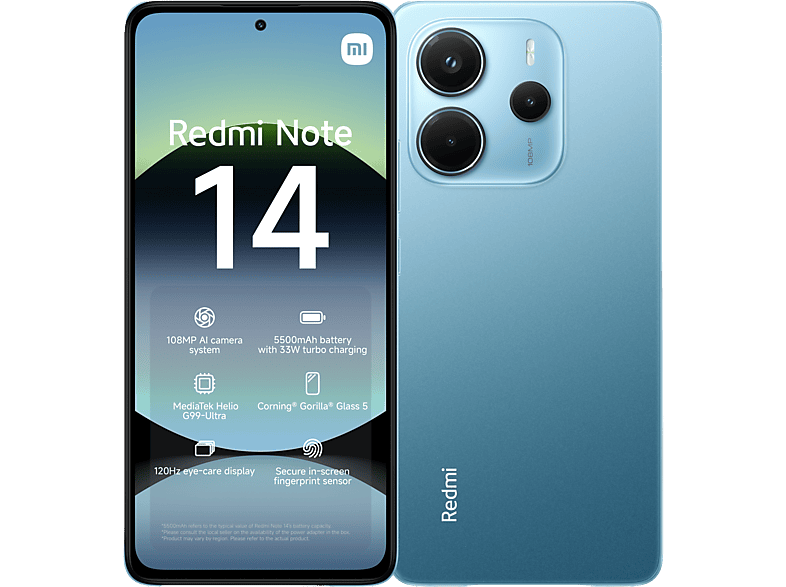 Xiaomi Redmi Note 14 - 4g 256 Gb Ocean Blue