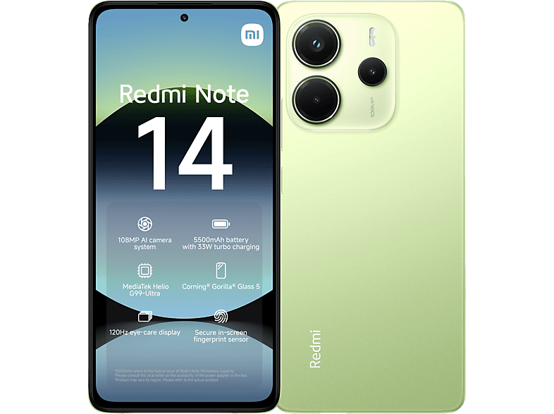 Xiaomi Redmi Note 14 - 4g 256 Gb Lime Green