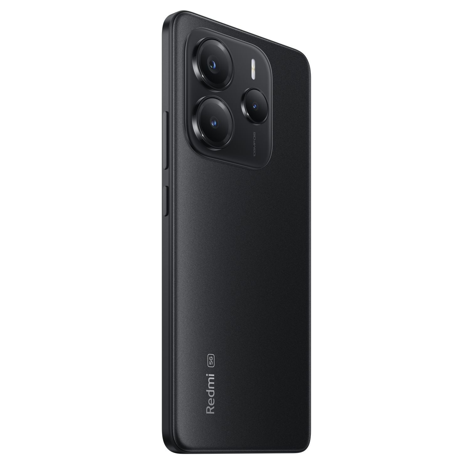 Black smartphone with camera array.