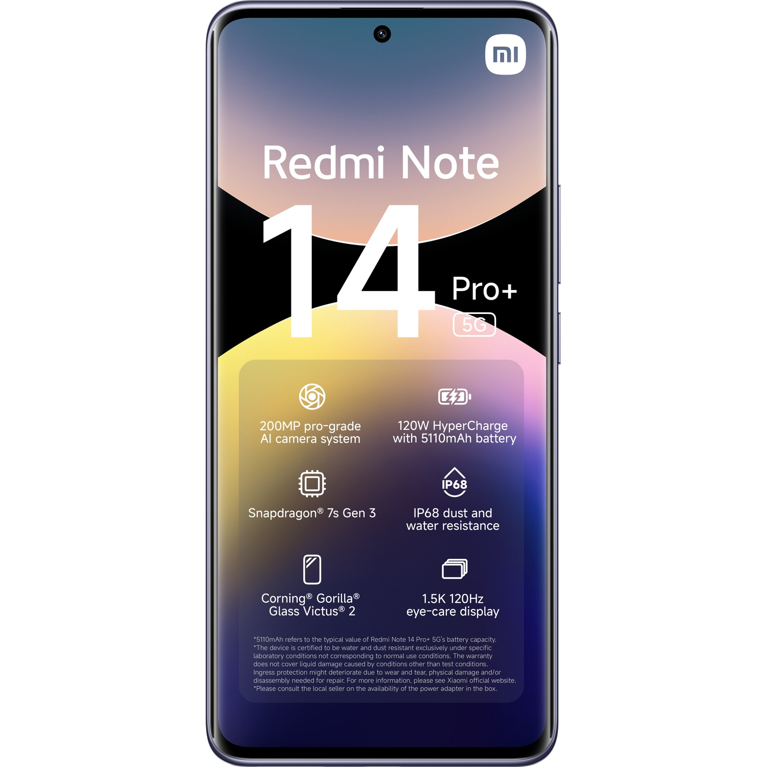 Smartphone screen showing product details.
