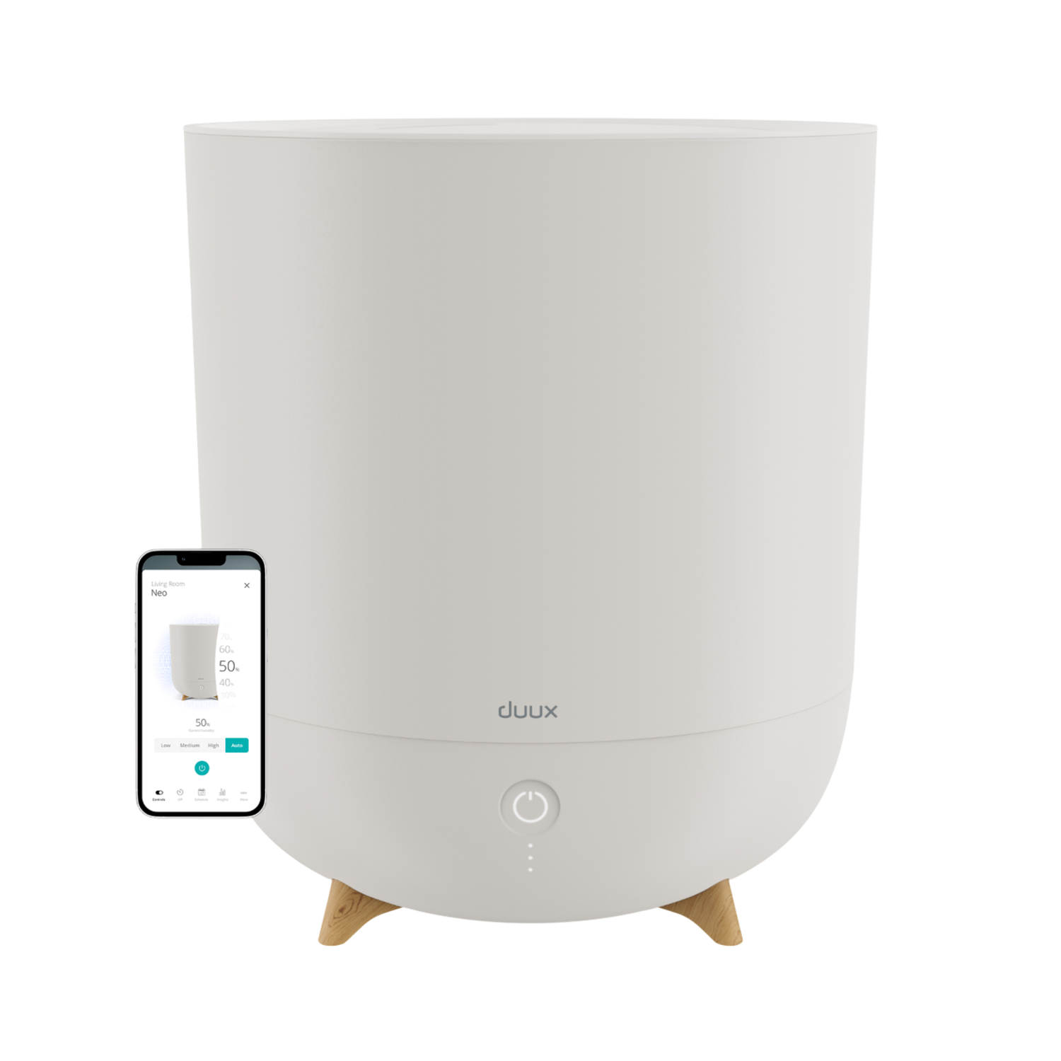 Duux Neo Smart Ultrasone Luchtbevochtiger Greige Beige